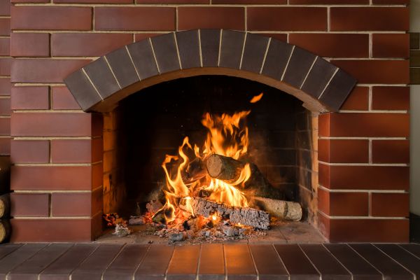 Brick Fireplace Installation in Pompano Beach