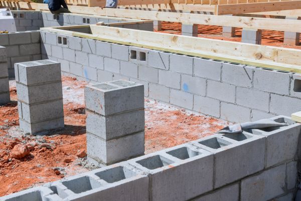 Cement Block Installation in Pompano Beach
